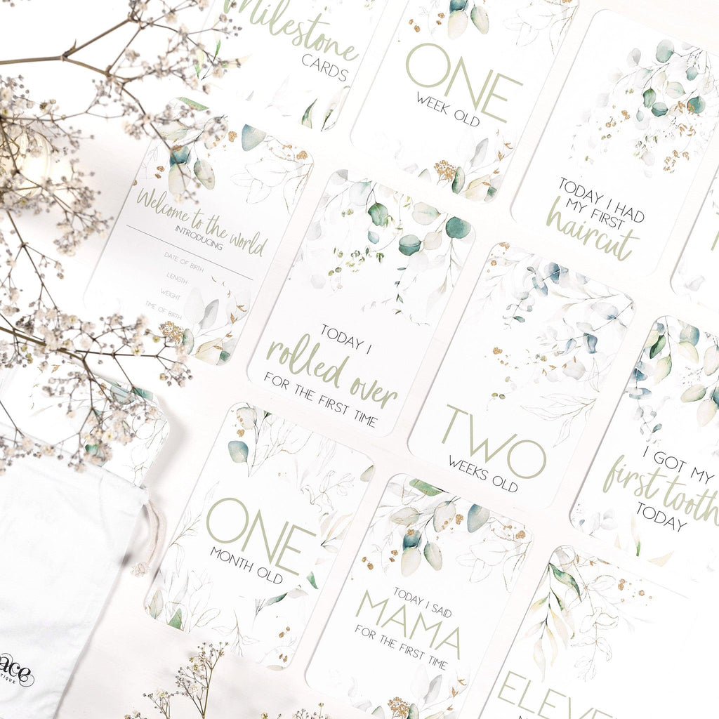 Lux Baby Milestone Cards - Belle and Grace Boutique