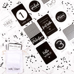 Monochrome Baby Milestone Cards - Belle and Grace Boutique