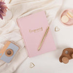 Blush Pink Linen Pregnancy Journal  - LIMITED EDITION - Belle and Grace Boutique