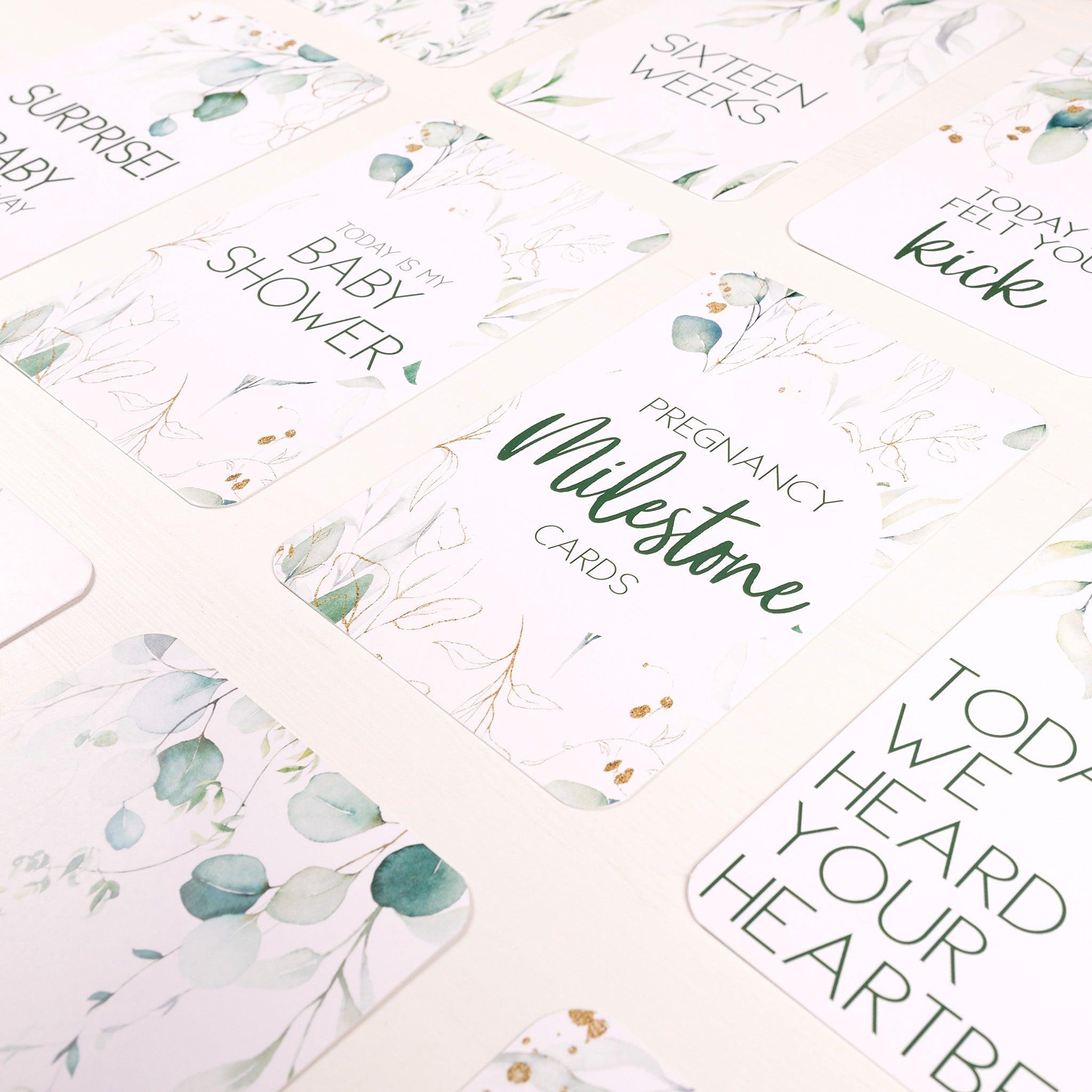 Lux Pregnancy Milestone Cards - Belle and Grace Boutique
