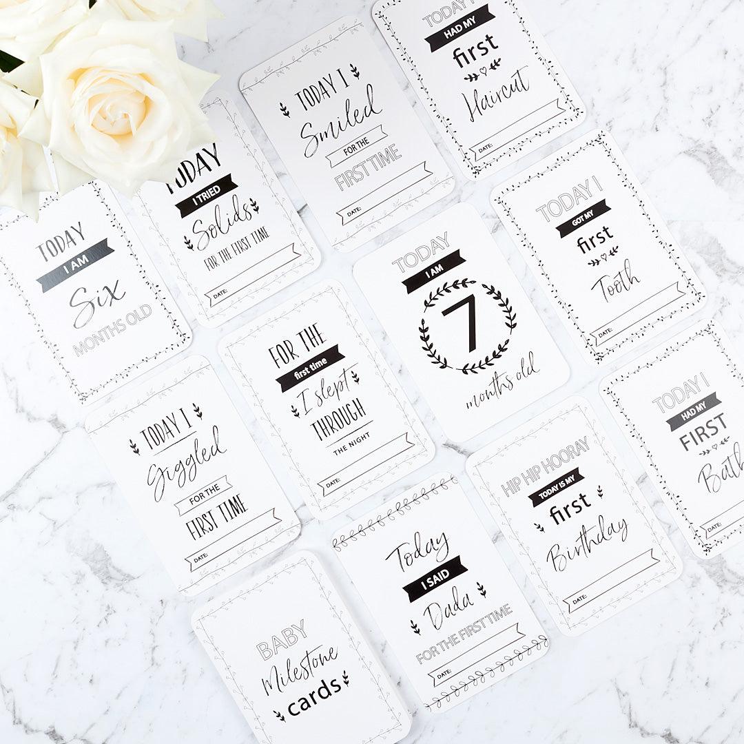 Vintage Baby Milestone Cards - Belle and Grace Boutique