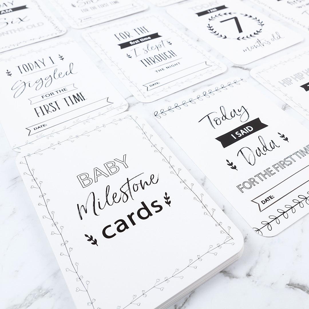 Vintage Baby Milestone Cards - Belle and Grace Boutique